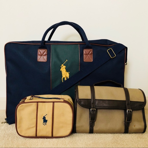 polo ralph lauren luggage set